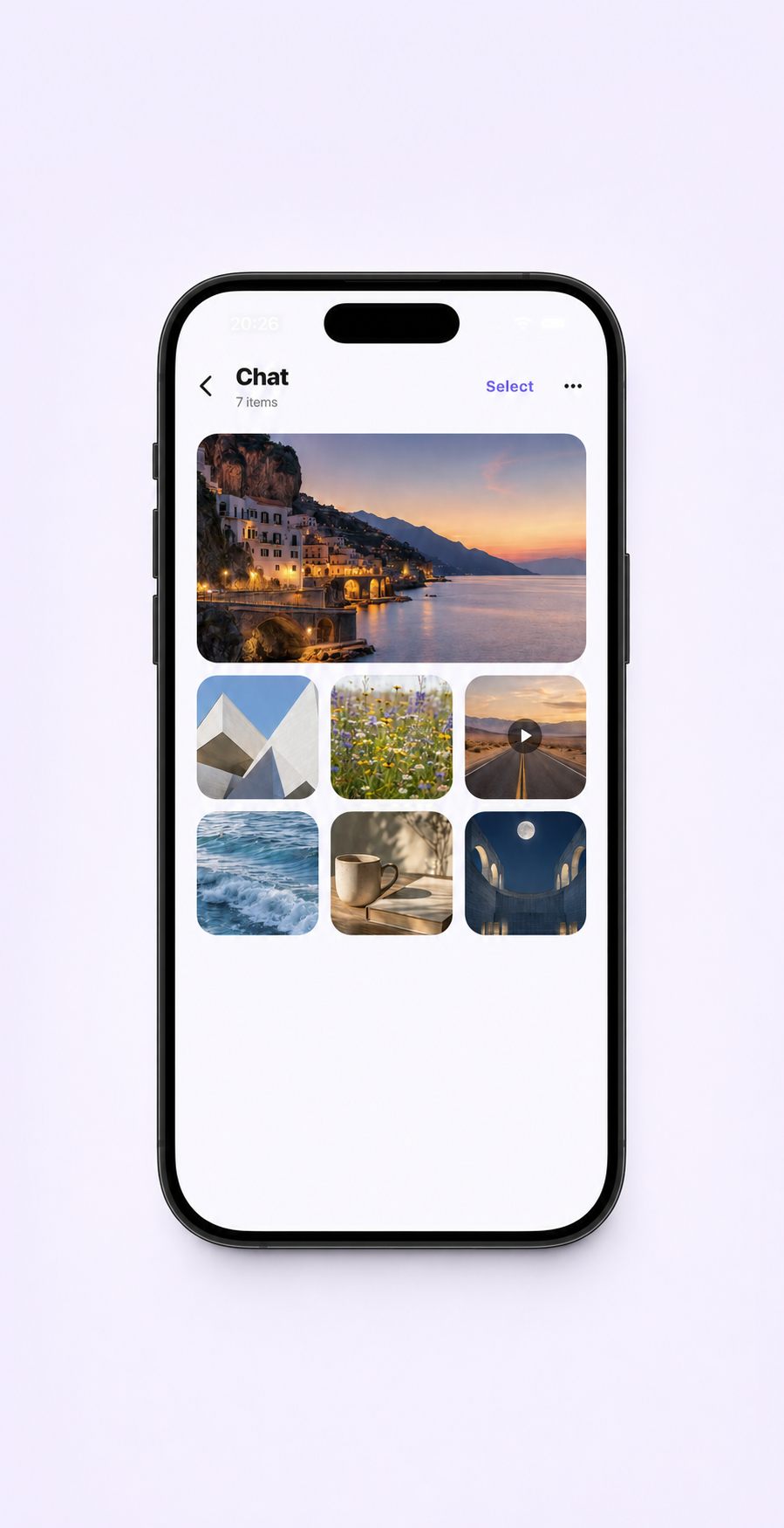 A Nixi Gallery category containing seven organized photos and videos